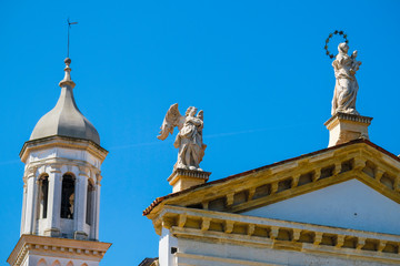 Poster - Arka Petrarka, Italy - July, 14, 2019: Catholic cathidral in Arka Petrarka, Italy