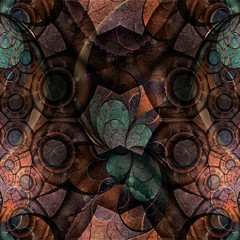  pattern fractal background art digital 3D rendering