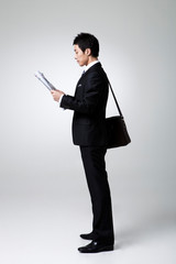 Wall Mural - Businessman image of a Korean man in his 30s.