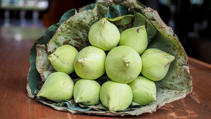 Lotus flowers for worshiping .thailand