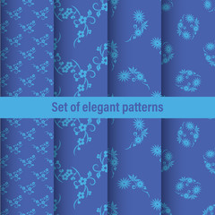 Poster - Vintage set, great design for any purposes. Abstract vector geometric seamless pattern. Modern simple design. Vector illustration art. Seamless texture. Wedding invitation card set.