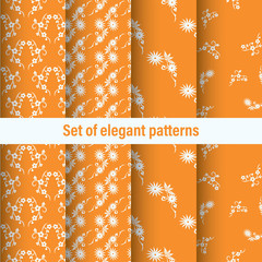 Poster - Vintage set, great design for any purposes. Abstract vector geometric seamless pattern. Modern simple design. Vector illustration art. Seamless texture. Wedding invitation card set.