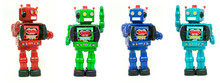 Our Color  Robot Toys Isolated
