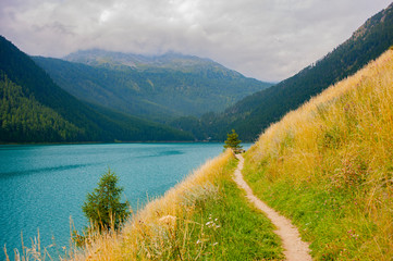 Wall Mural - Vernago lake 