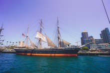 Pirate Ship Named "Star Of India" In San Diego Coast