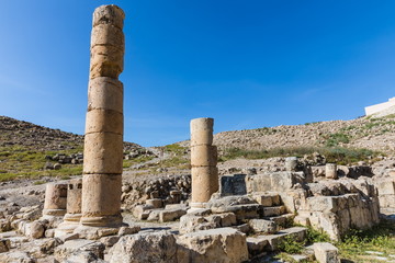 Wall Mural - Pella is one of ten Decapolis cities that were founded during the Hellenistic period and became powerful under Roman jurisdiction. Jordan