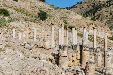 Wall Mural - Pella is one of ten Decapolis cities that were founded during the Hellenistic period and became powerful under Roman jurisdiction. Jordan