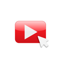 Aufkleber - Play vector icon