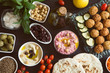 © images and videos - Hummus and falafel