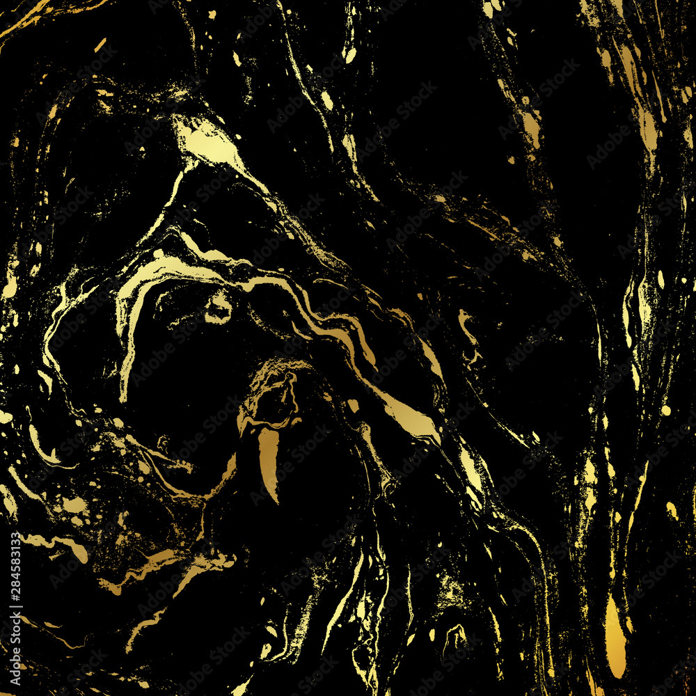 Black and gold marble texture background Stock Vector | Adobe Stock