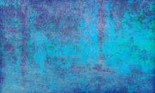 Blue Grunge Texture Background With Old Distressed Rust Design In Messy Grungy Design