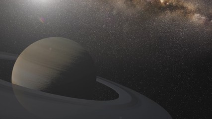 Wall Mural - saturn. real space in 4k