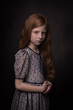 © Milou Dirks - Classic ginger  girl in blue