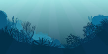 Underwater Seascape Scene