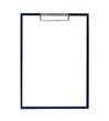 clipboard with blank sheet of paper isolated