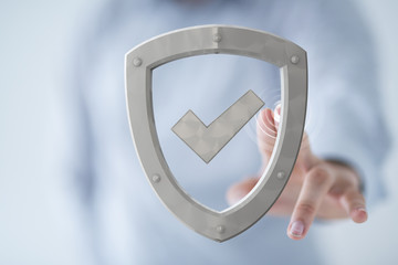 security data code digital in hand