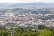 Panorama sur Guimarães, Portugal depuis le Sanctuaire de Penha