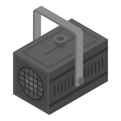 Poster - Spotlight icon. Isometric of spotlight vector icon for web design isolated on white background