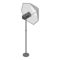 Poster - Reflector spotlight icon. Isometric of reflector spotlight vector icon for web design isolated on white background