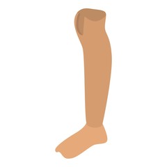 Poster - Artificial plastic leg icon. Isometric of artificial plastic leg vector icon for web design isolated on white background