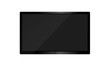© Ananieva - Realistic TV screen. Modern stylish lcd panel, led type. Large computer monitor display mockup. Blank television template. Graphic design element for catalog, web site, as mock up. Vector illustration