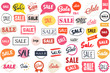 © PureSolution - Set of labels and stickers for sale, product promotion, special offer, shopping, e-commerce. Isolated vector illustrations for web design and marketing material.