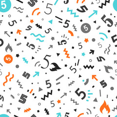 Poster - Seamless vector pattern. Wrapping paper design template