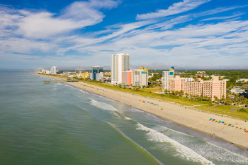 Wall Mural - Drone photography Myrtle Beach South Carolina