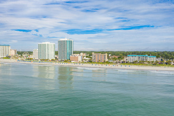 Wall Mural - Ocean view of Myrtle Beach SC