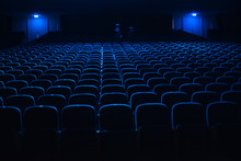 Empty Auditorium With Seats
