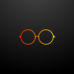 Poster - sunglasses nolan icon. Elements of woman accessories set. Simple icon for websites, web design, mobile app, info graphics