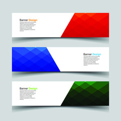 Vector Abstract design banner web template