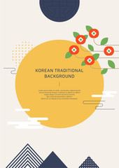 Korean traditional concept vector illustration.