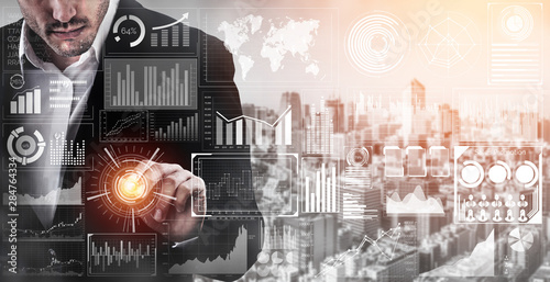 Fotomural Big Data Technology for Business Finance Analytic Concept