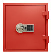 © Andrey Kuzmin - Small red safe box isolated with clipping path included