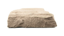 Rock Stone Front Board Empty Table Blank For Mockup Design.