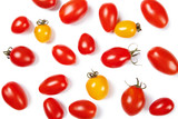 Fototapeta Kuchnia - Cherry tomatoes isolated on white background. 