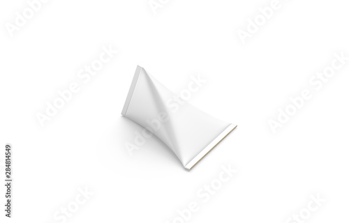 Download Blank White Cardboard Cream Pyramid Pack Mockup Isolated 3d Rendering Empty Milk Or Creamer Prisma Box Mock Up Side View Clear Tetra Classic Pak For Dairy Product Template Photo Stock Adobe