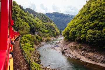 Sticker - The Sagano Romantic Train Kyoto Japan