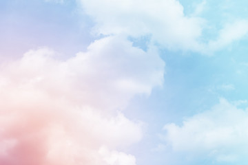Wall Mural - Cloud background with a pastel colour