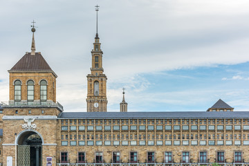 Wall Mural - The Labor University of Gijón is located in the municipality of Gijón. It is one of the most beautiful monuments in Asturias (Spain)