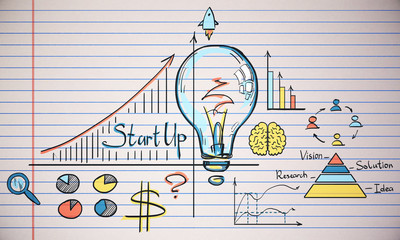 Poster - Idea and finance concept