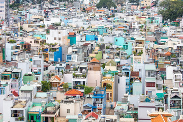 Poster - Aerial view over Ho Chi Minh City