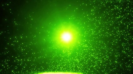 Poster - Abstract Light Particle Background Slow Motion/ 4k animation of an abstract beautiful slow motion shining light particle background seamless looping