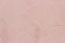 Pink Uneven Plastered Wall