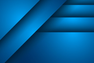 Wall Mural - abstract blue background, triangle overlay