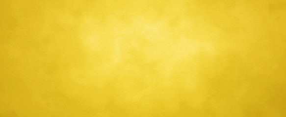 Yellow background texture, bright gold color with abstract vintage paint texture