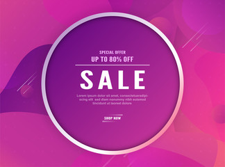 Wall Mural - Modern abstract gradient background in liquid and fluid style. Trend design of the world. 3D illustration template for web banner, business presentation, discount, advertisement.