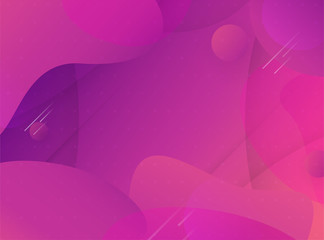 Wall Mural - Modern abstract gradient background in liquid and fluid style. Trend design of the world. Vector illustration template for web banner, business presentation.