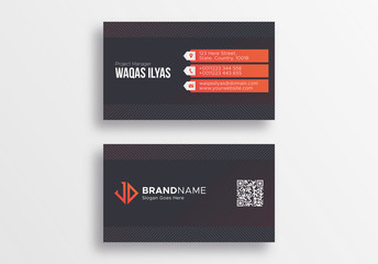 Modern Business Card Design Template, Creative Visiting Card